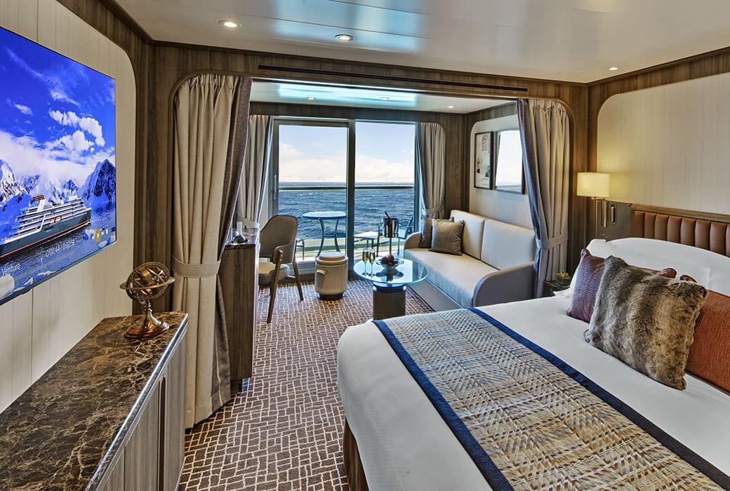 A Veranda Suite on Seabourn Pursuit