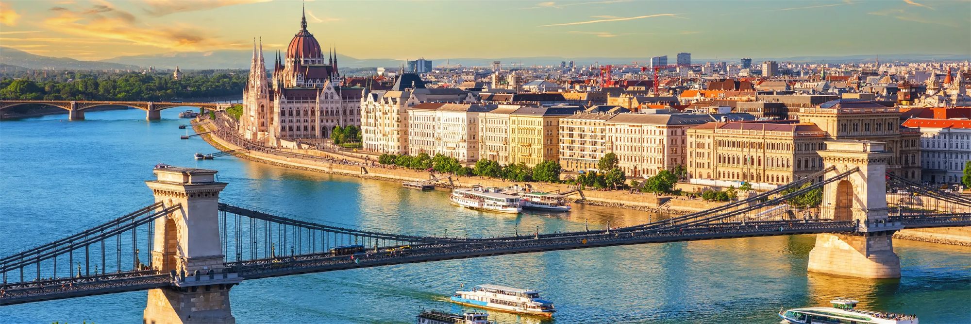 The Danube at Budapest, on the Magnificent Europe itinerary