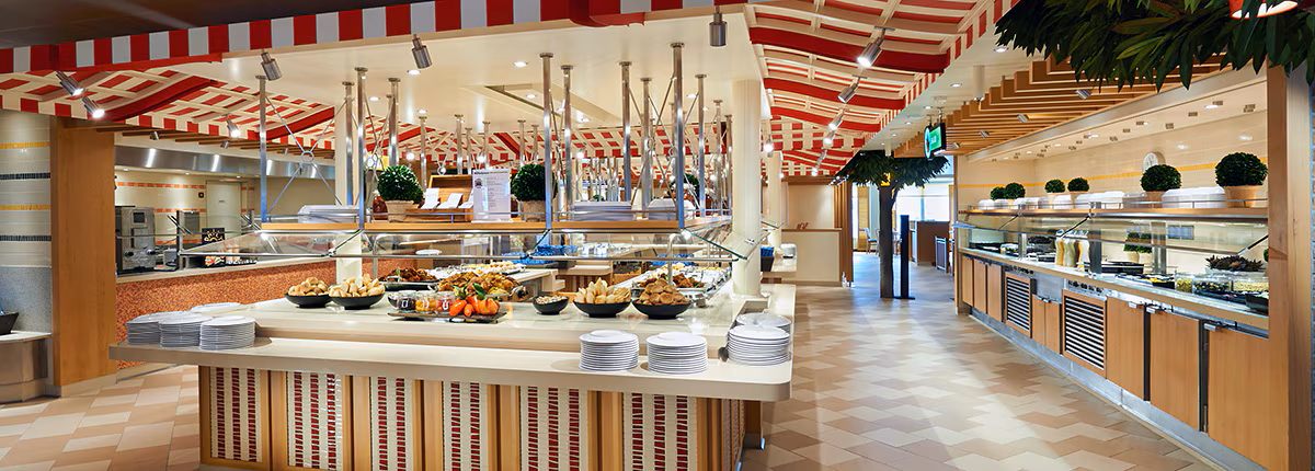 Lido Marketplace on Carnival Cruise Line