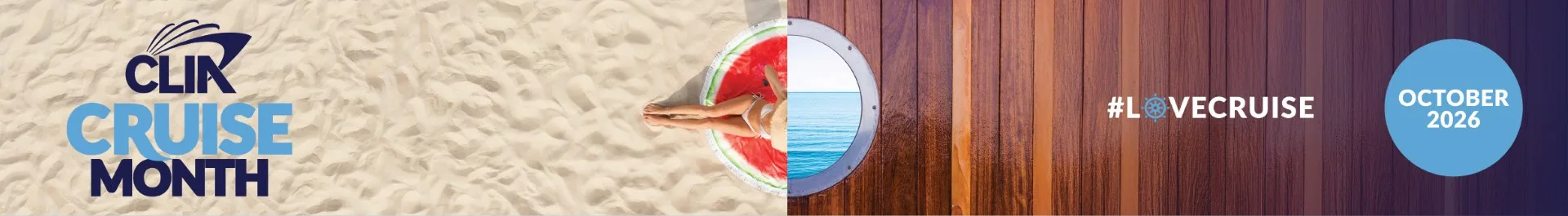 CLIA Cruise Month, October 2026. #LoveCruise