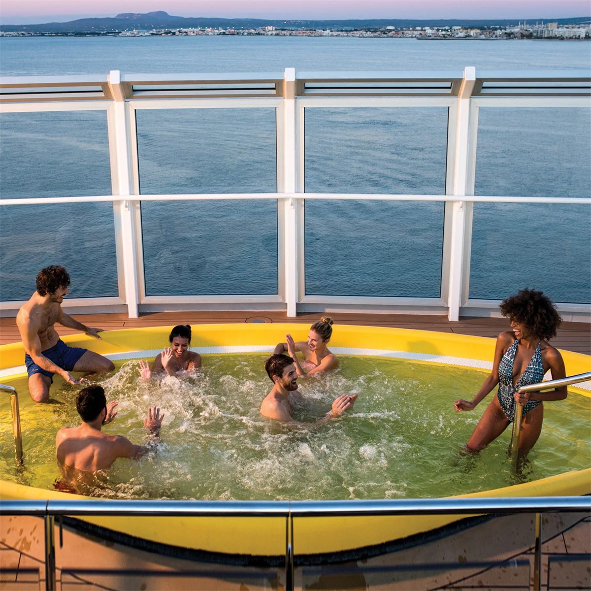 Pools & Sun Deck on Costa Cruises