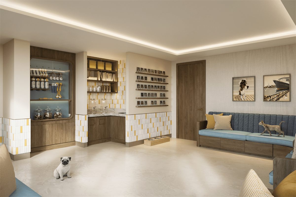 Kennels at sea on Cunard