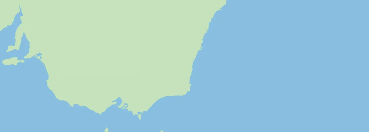 Route map: Sydney, Eden, back to Sydney