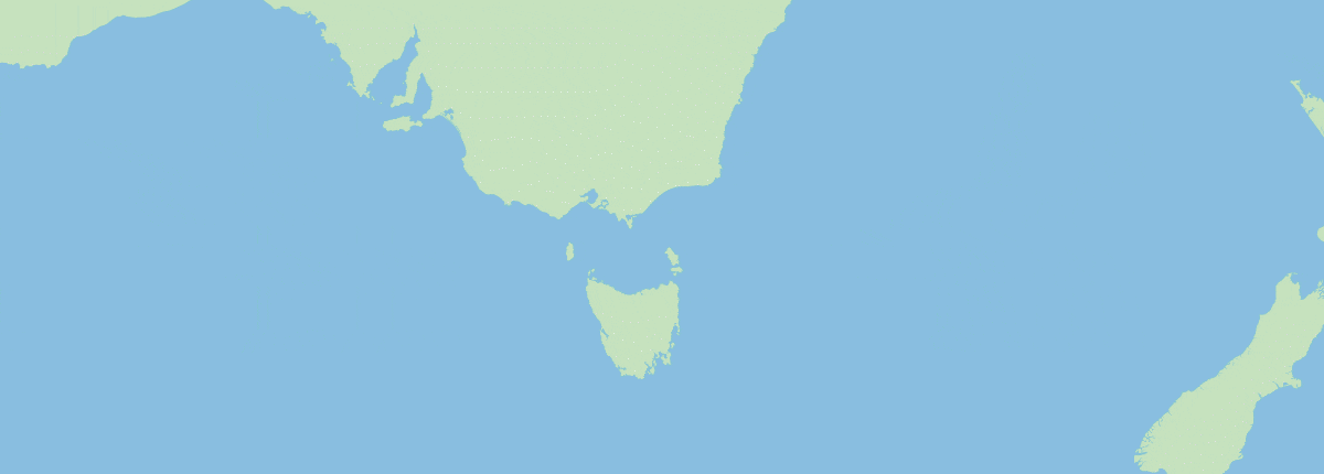 Route map: Sydney, Hobart, Melbourne, back to Sydney