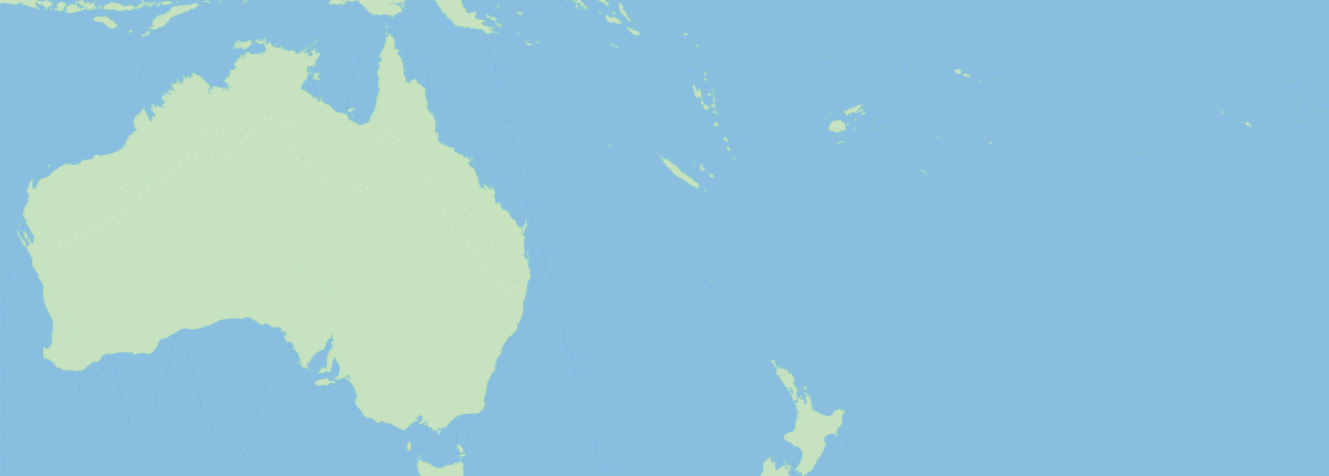 Route map: Sydney, Nouméa, Mystery Island, Royal Beach Club Lelepa, Port Vila, Lifou, back to Sydney