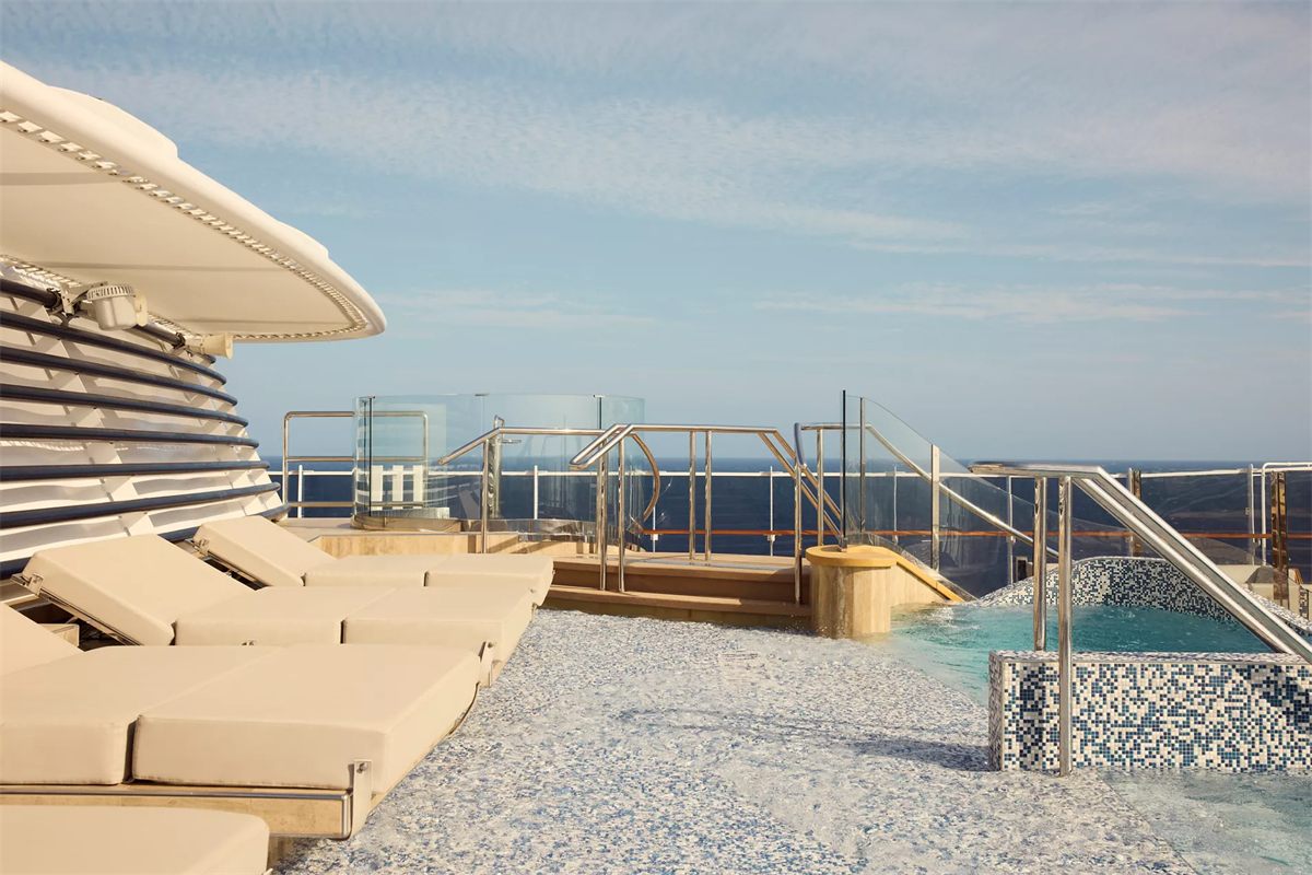 Helios Pool & Bar, the adults-only deck