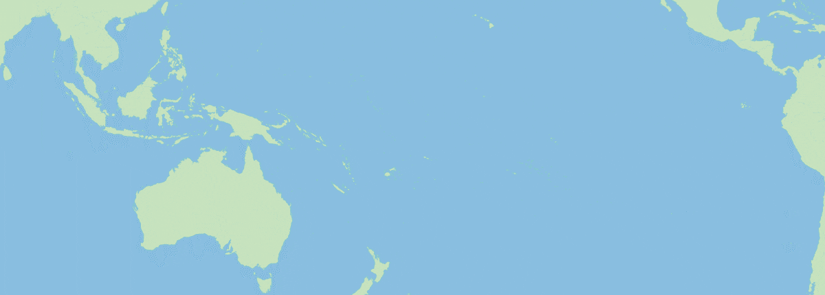 Route map: Sydney, Lautoka, Suva, Apia, Pago Pago, Honolulu