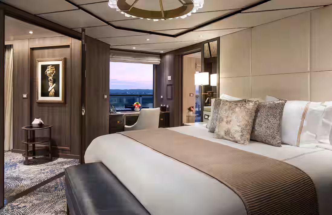 A Pinnacle Suite sitting area