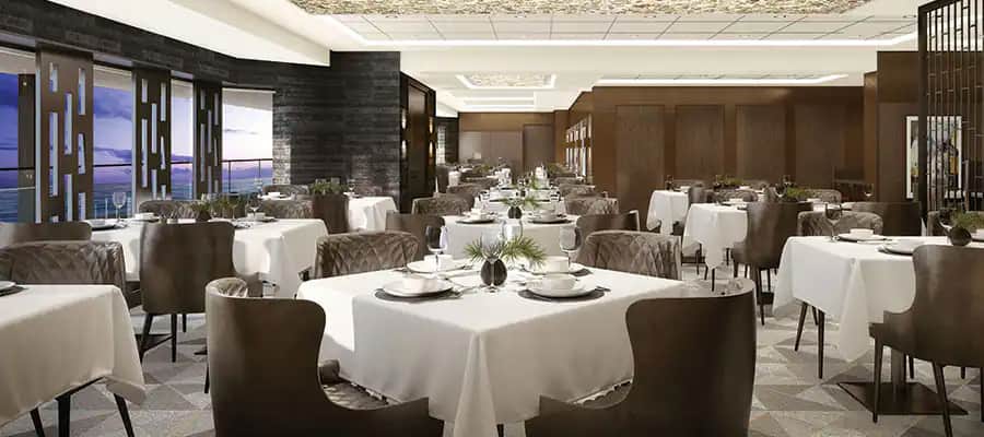 Cagney’s Steakhouse on Norwegian Cruise Line