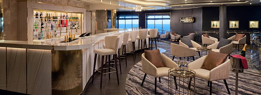 Magnum’s Champagne & Wine Bar on Norwegian Cruise Line