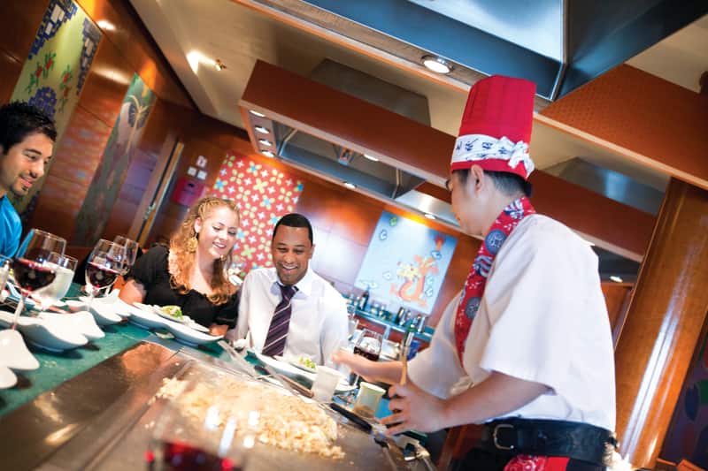 Teppanyaki on Norwegian Cruise Line