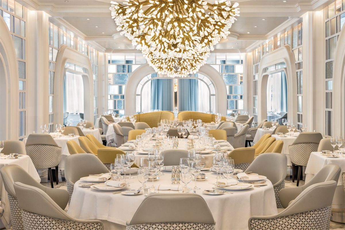 The Grand Dining Room on Oceania Cruises