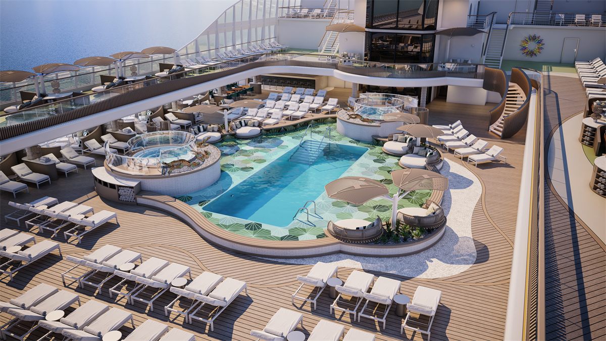 The Pool Deck on Oceania Cruises