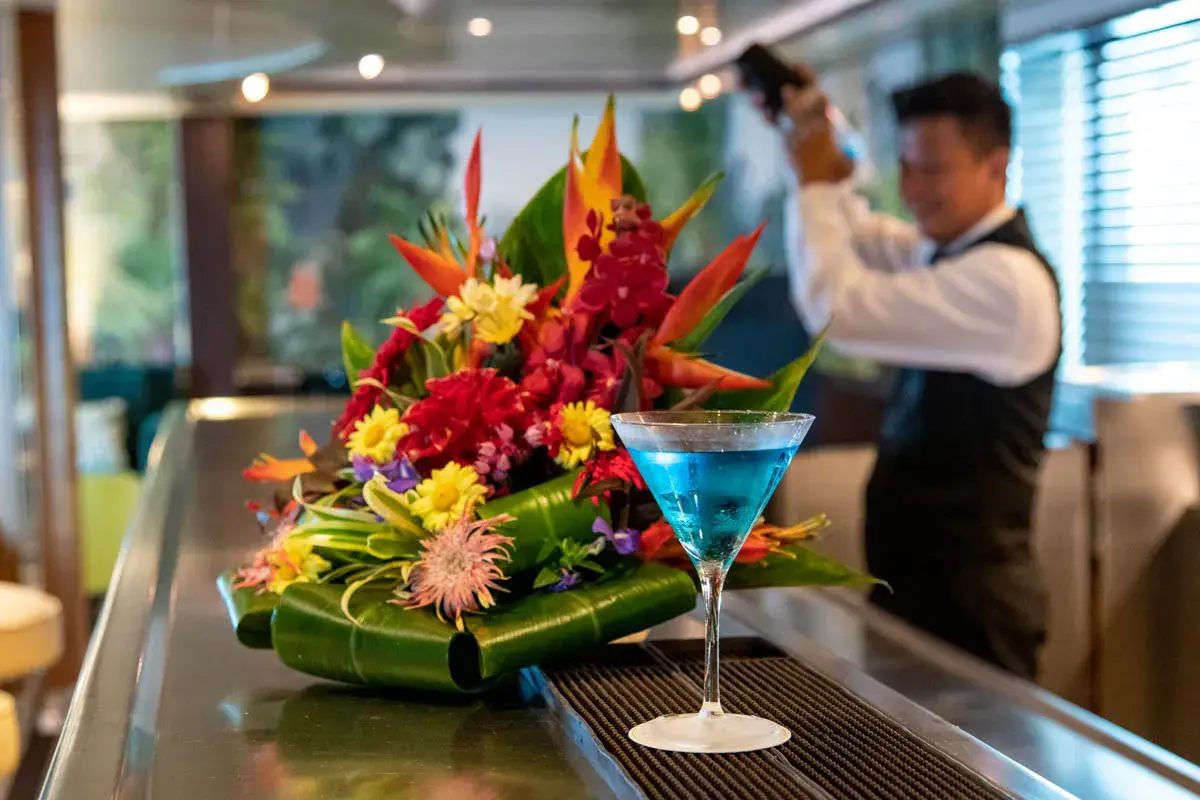 Piano Bar on Paul Gauguin Cruises