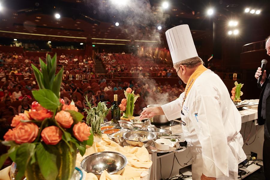 Cooking demonstrations on Princess Cruises