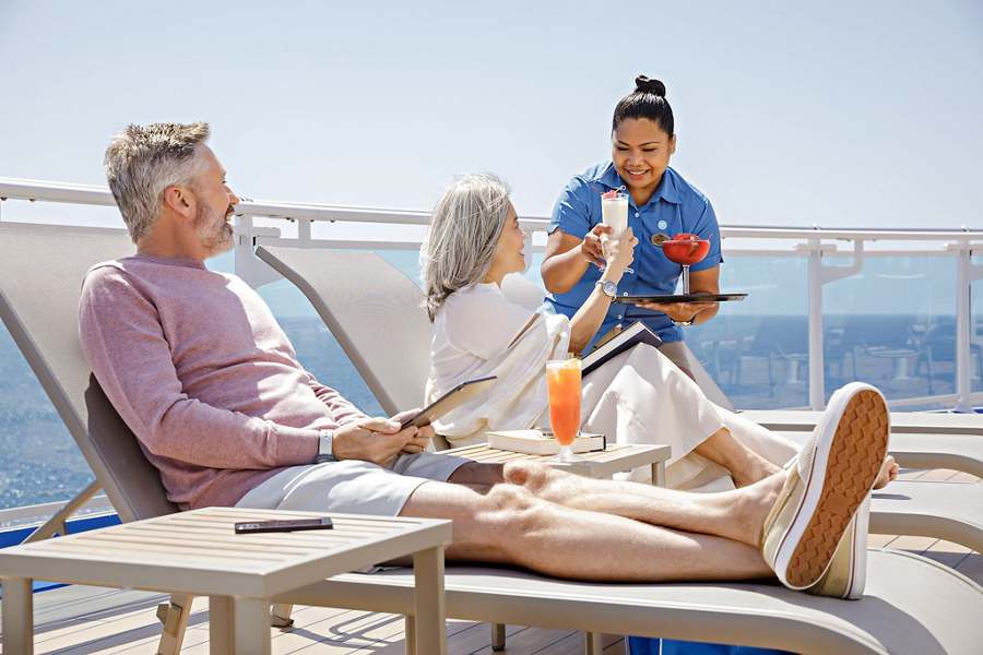Lido deck