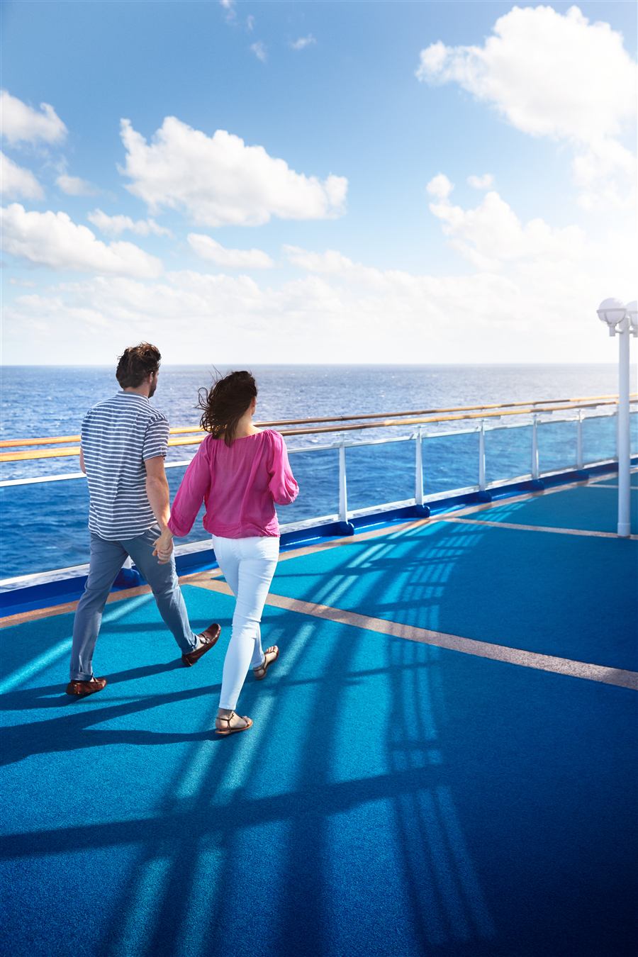 Promenade deck on Princess Cruises