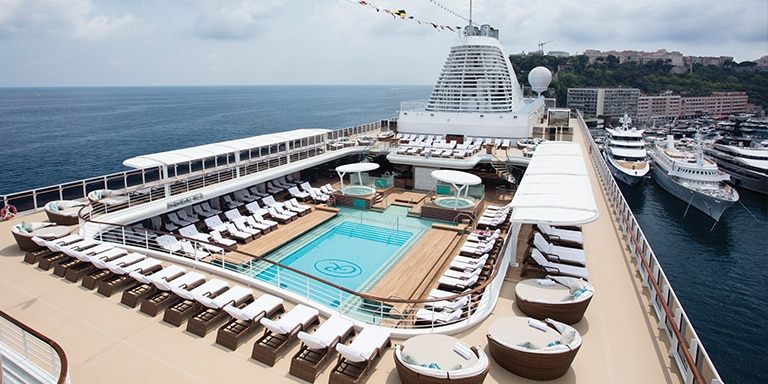 Pool Deck on Regent Seven Seas Cruises