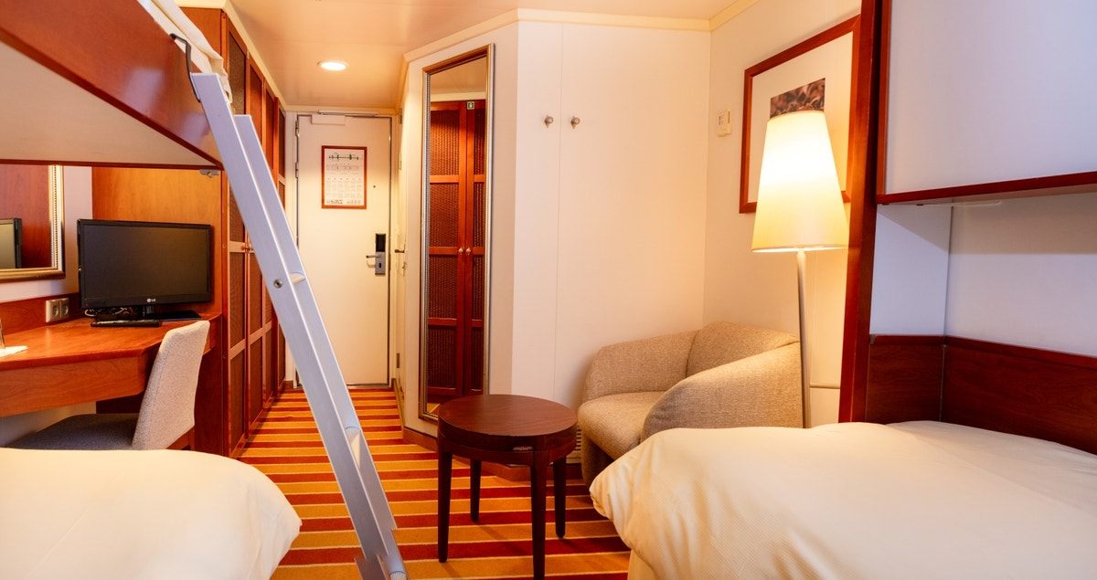 Interior Cosmos Cabin on Celestyal Cruises