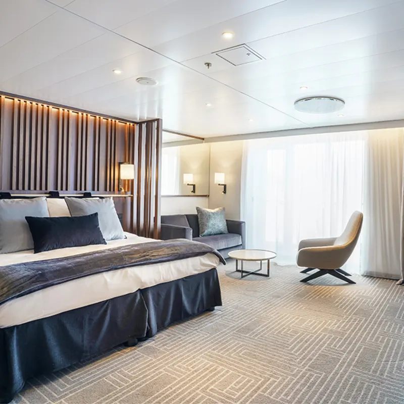 Deluxe Balcony Suite on Quark Expeditions