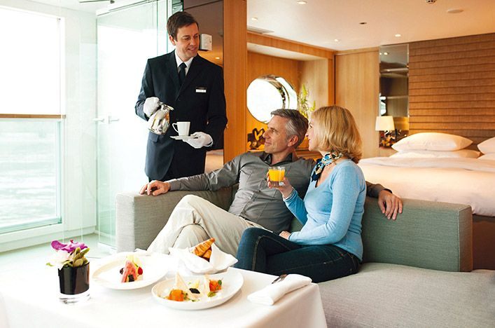 A Royal Panorama Suite on Scenic Jasper