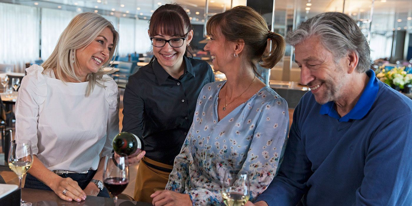 The Scenic Culinaire cooking school on board a Scenic Space-Ship