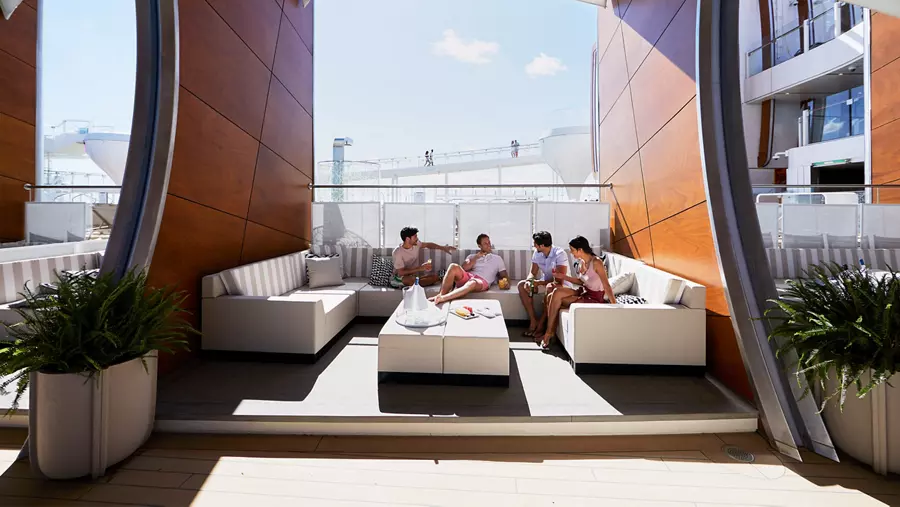 Cabanas on Celebrity Edge