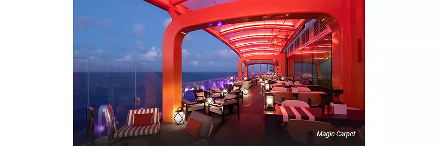The Magic Carpet on Celebrity Edge
