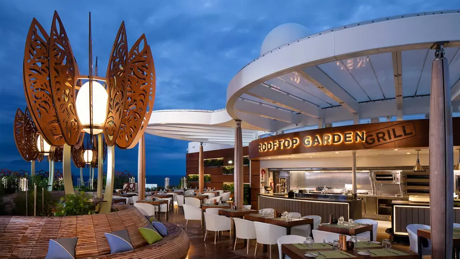 The Rooftop Garden Grill on Celebrity Edge