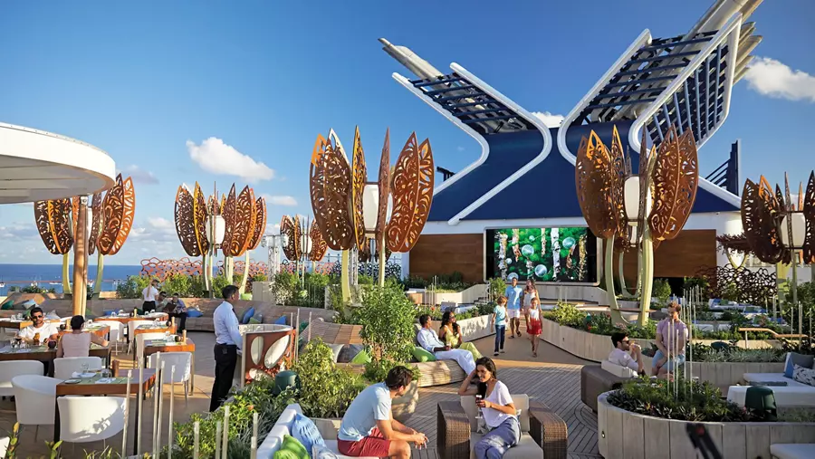 The Rooftop Garden on Celebrity Edge