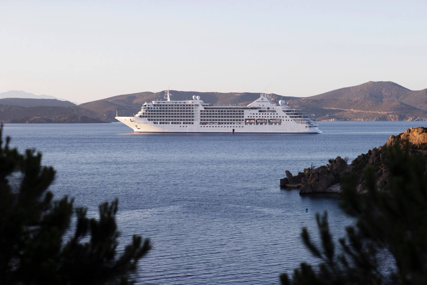 Silver Moon at sea