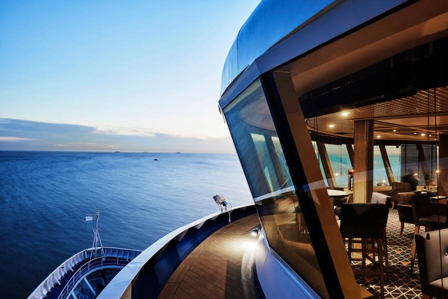 Observation Lounge on Silver Cloud