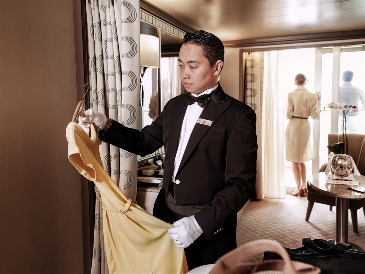 Butler service on Silversea