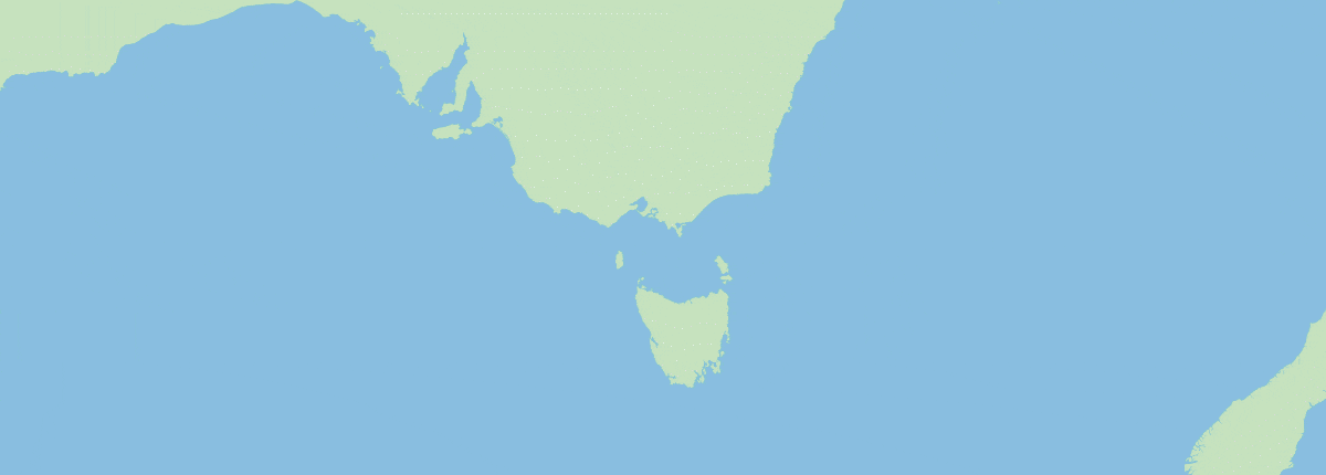 Route map: Sydney, Hobart, Adelaide, Melbourne, back to Sydney