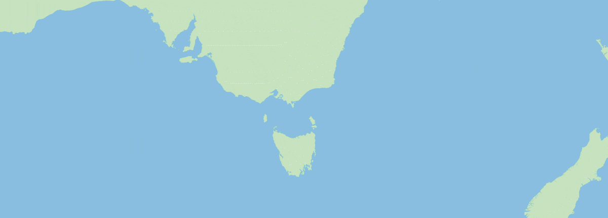 Route map: Sydney, Hobart, Adelaide, Melbourne, Eden, back to Sydney