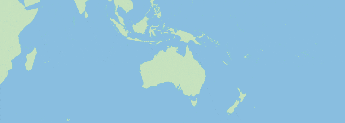 Route map: Singapore, Celukan Bawang, Benoa, Darwin, Port Douglas, Cairns, Airlie Beach, Sydney