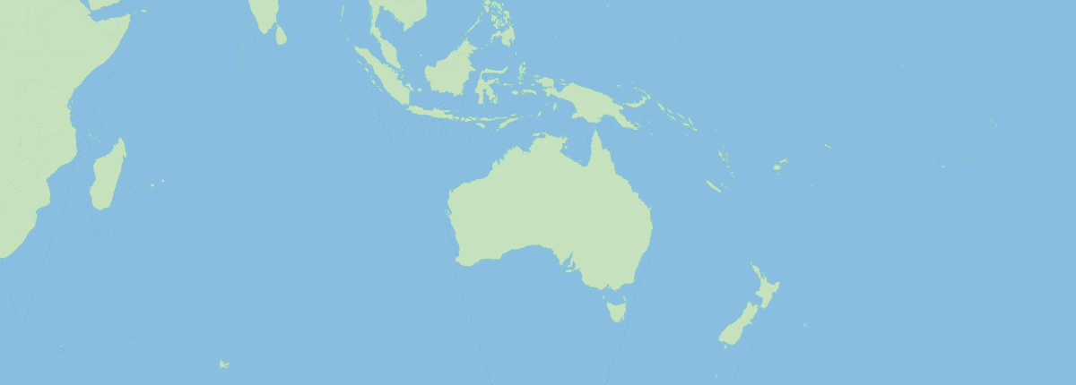 Route map: Sydney, Airlie Beach, Cairns, Port Douglas, Darwin, Benoa, Celukan Bawang, Singapore