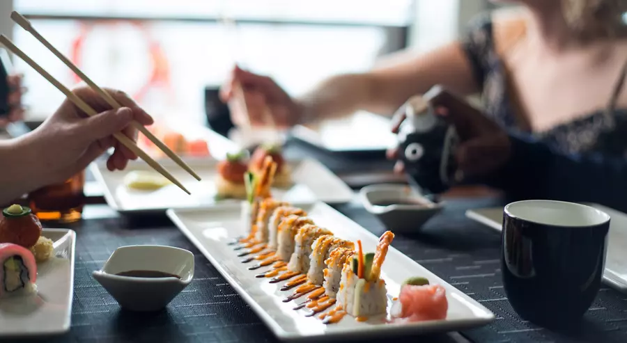 Sushi on Five on Celebrity Solstice