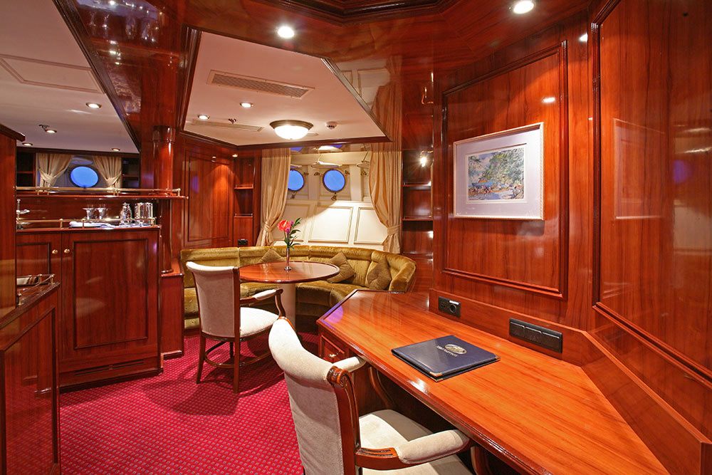 The Owner’s Suite on Royal Clipper