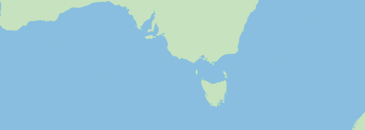 Route map: Sydney, Hobart, back to Sydney