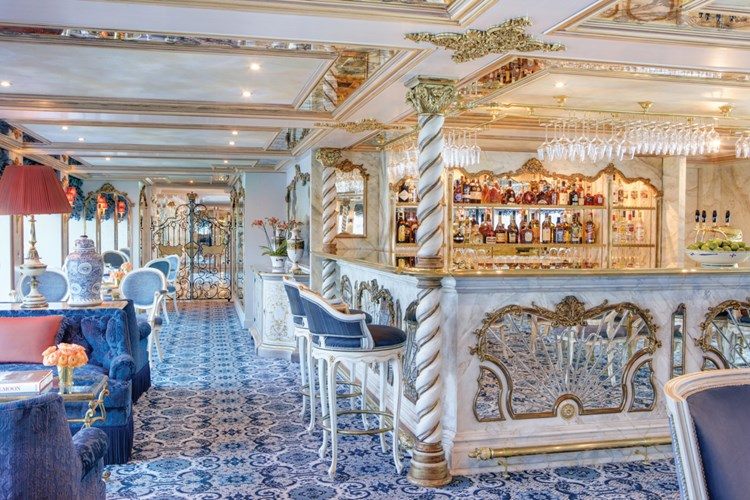 Habsburg Lounge on Uniworld
